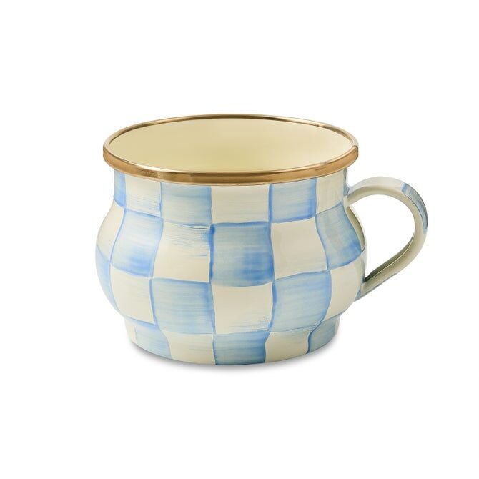 Sky Check Teacup