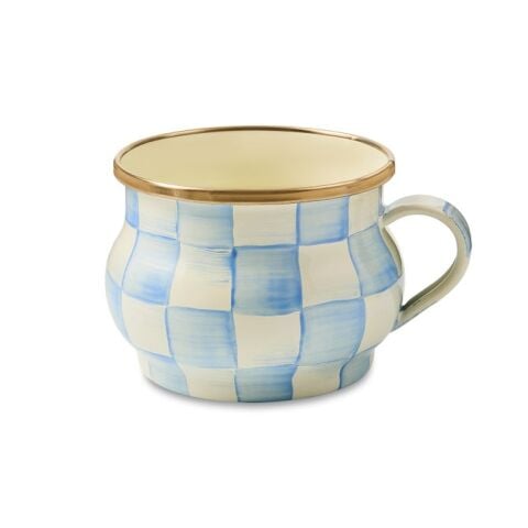 Sky Check Teacup