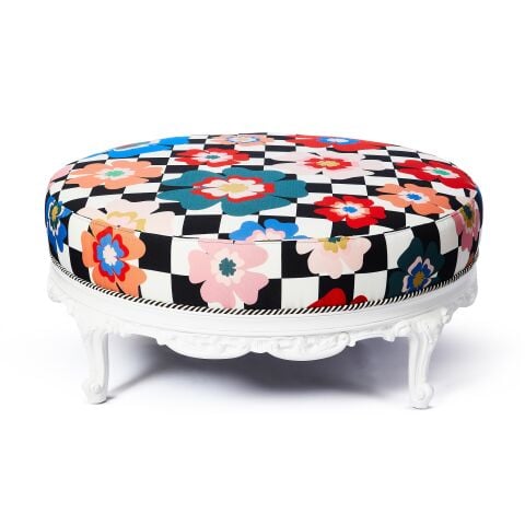 Outdoor Dolce Vita Jumbo Upholstered Ottoman