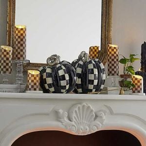 Haunted House Courtly Check Short Pumpkin