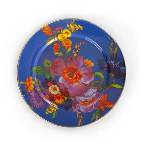Flower Market Charger Plate Lapis