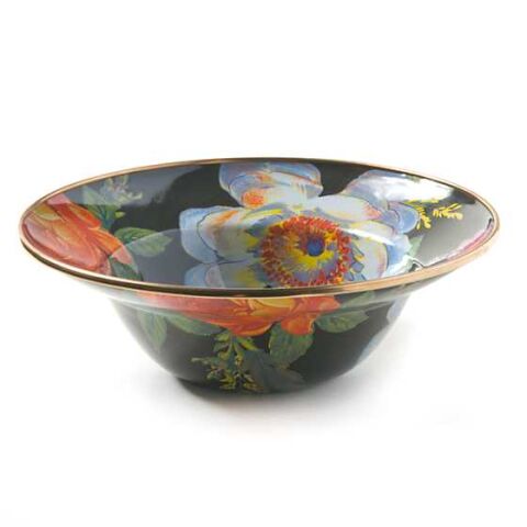 Flower Market Breakfast Bowl - Black