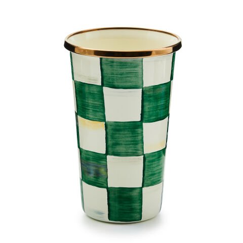 Emerald Check 10 Ounce Tumbler