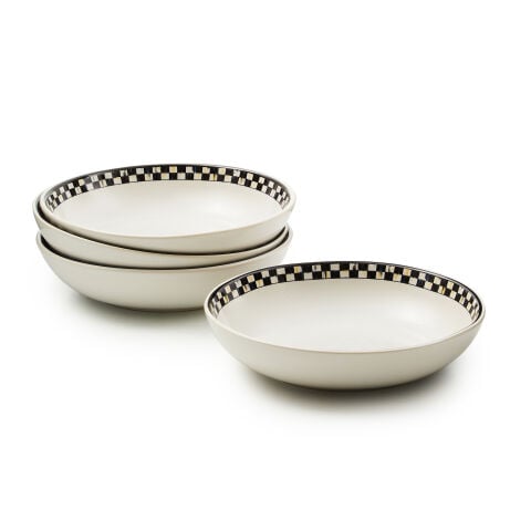 Courtly Check Everyday Pasta Bowls Set of 4