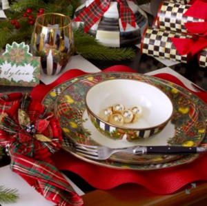 Evergreen Enamel Dinner Plate