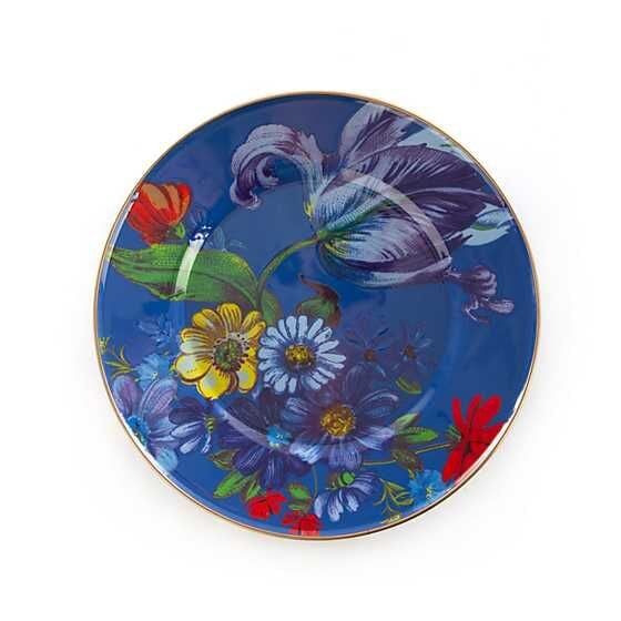 Flower Market Dinner Plate - Lapis