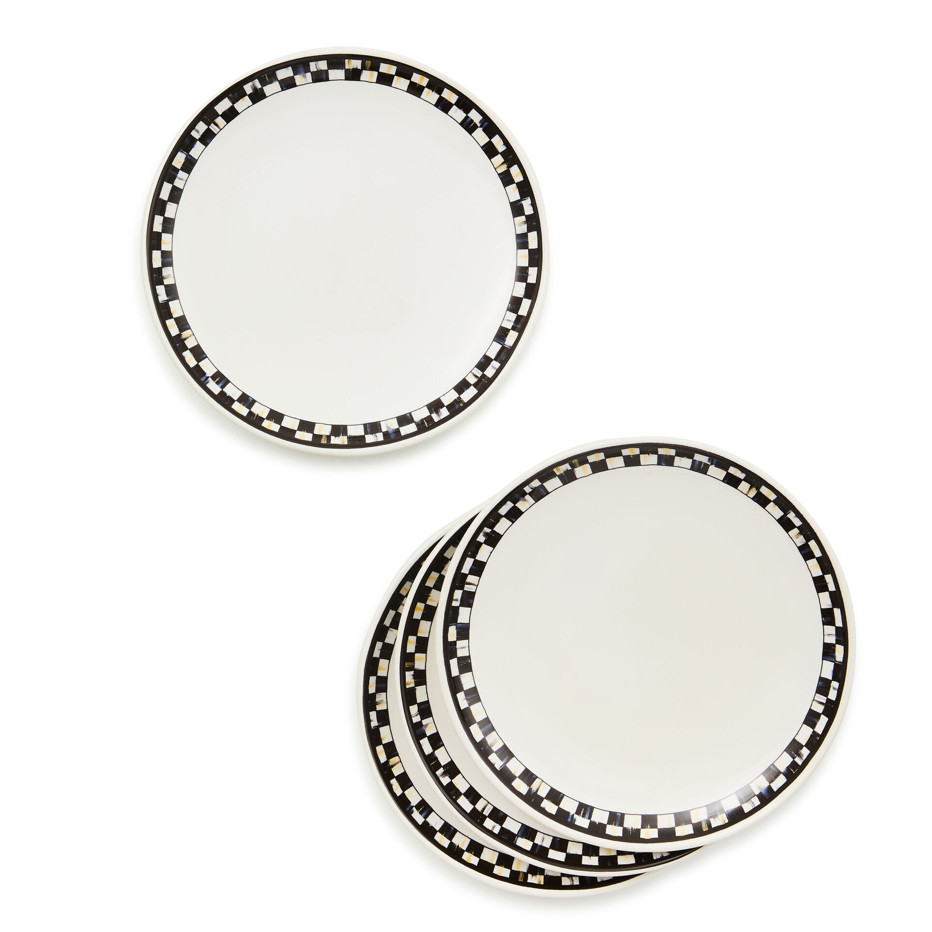Courtly Check Everyday Small Plates Set of 4