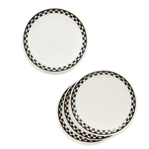 Courtly Check Everyday Small Plates, Set of 4