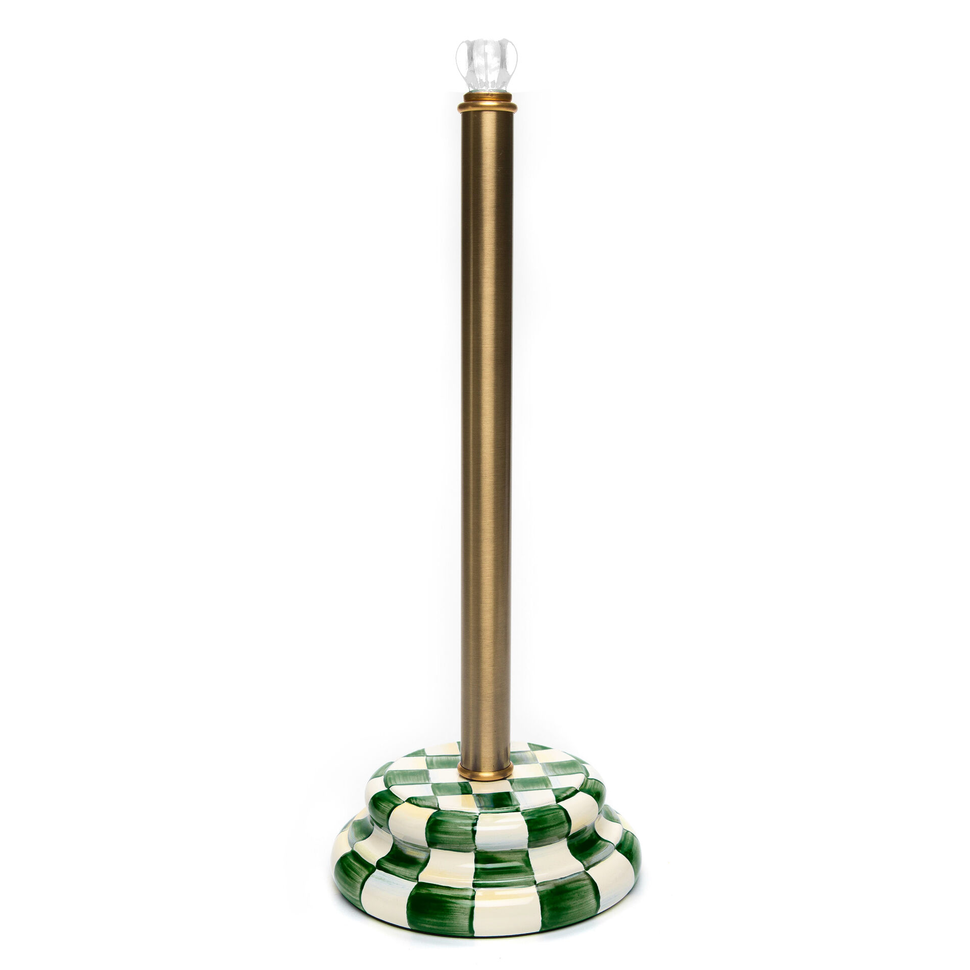 Emerald Check Toilet Tissue Storage
