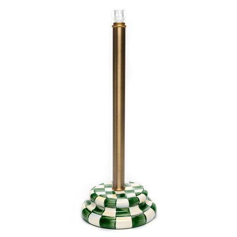 Emerald Check Toilet Tissue Storage