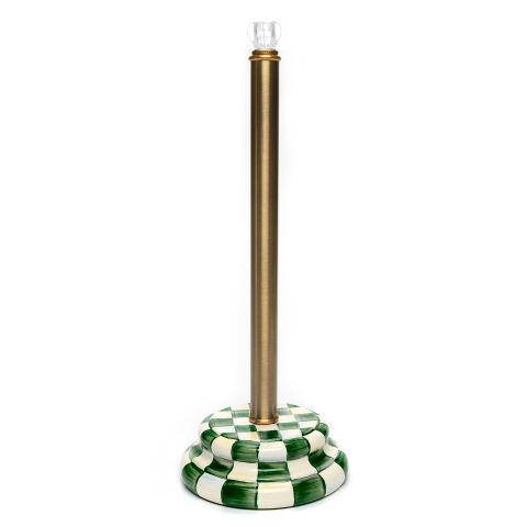 Emerald Check Toilet Tissue Storage
