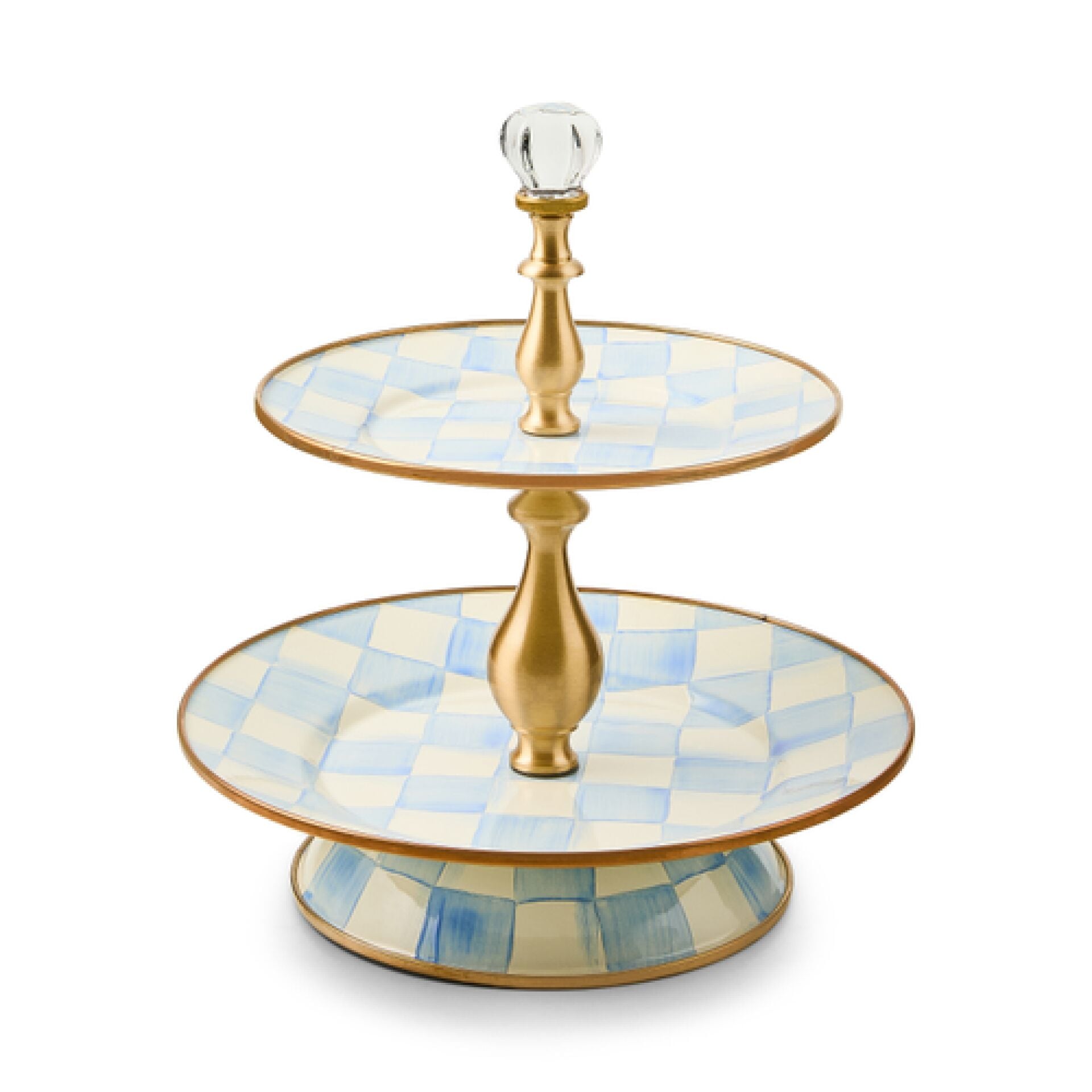 Sky Check Two Tier Sweet Stand