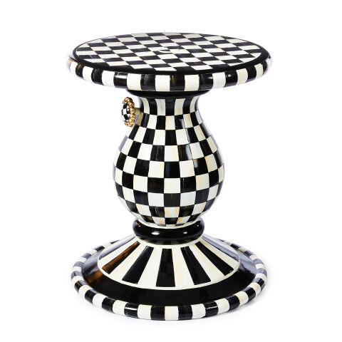 Outdoor Courtly Umbrella Stand Side Table