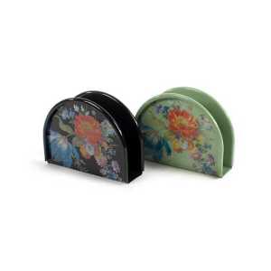Flower Market Napkin Holder - Black