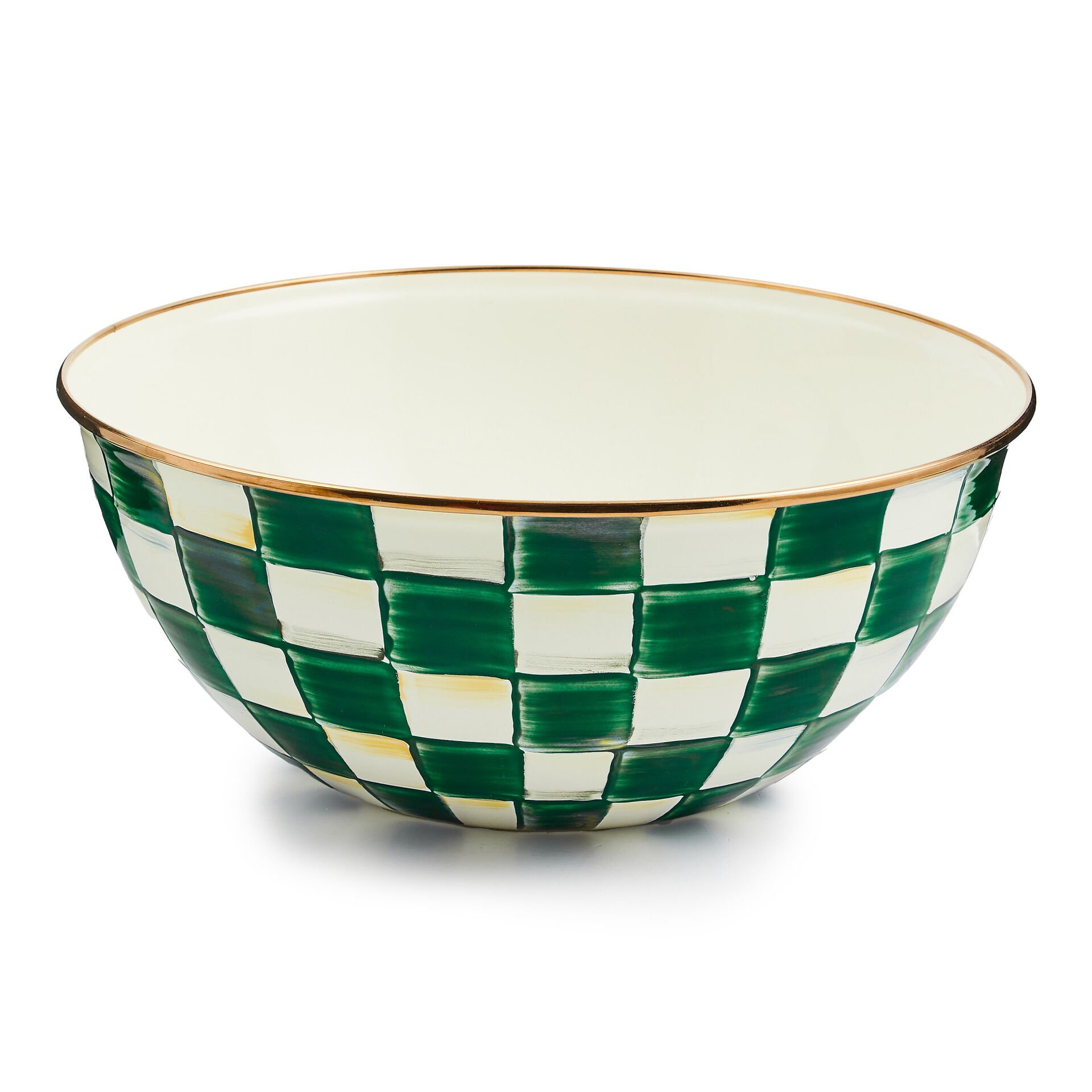Emerald Check Large Everyday Bowl