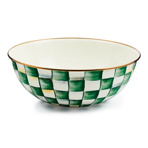 Emerald Check Extra Large Everyday Bowl