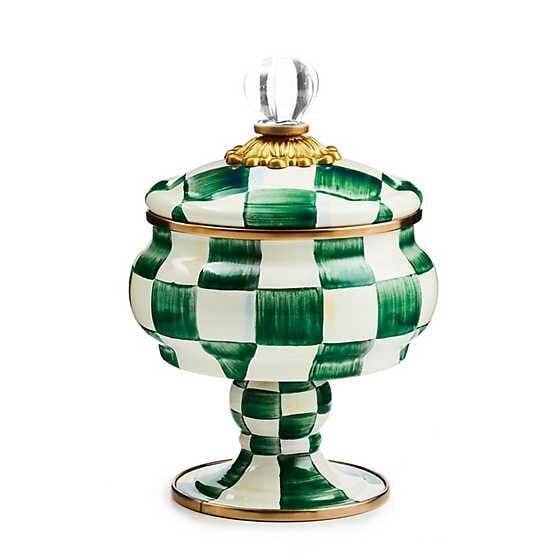 Emerald Check Curiosity Pot