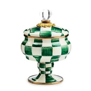 Emerald Check Curiosity Pot