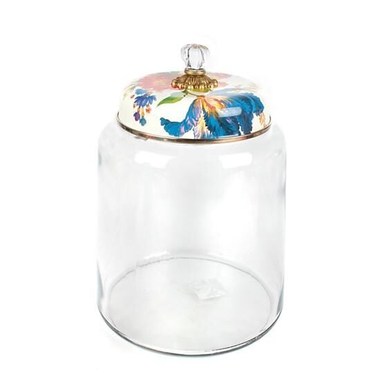 Flower Market Storage Canister - White - Bigger