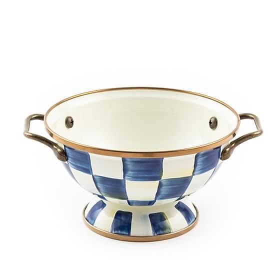 Royal Check Enamel Simply Anything Bowl