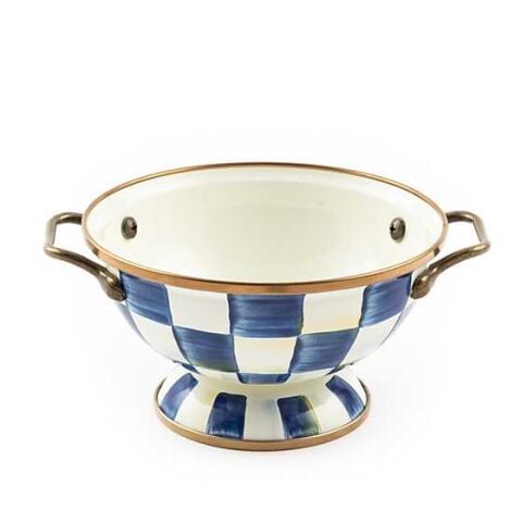 Royal Check Enamel Simply Anything Bowl