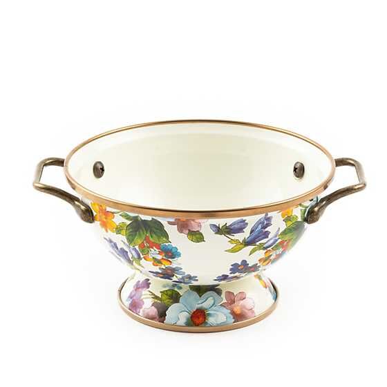 マッケンジーチャイルズ　ボウル MacKenzie-ChildsFlower Market Simply Anything Bowl - White