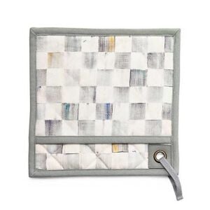 Sterling Check Bistro Potholder