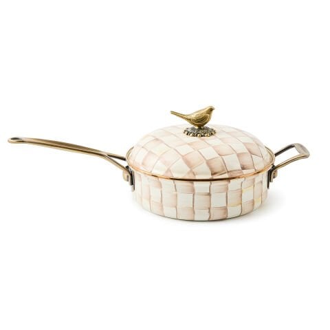 Mocha Check 3 Qt. Saute Pan