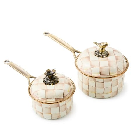 Mocha Check 3 Qt. Saute Pan
