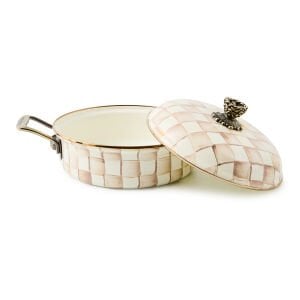 Mocha Check 3 Qt. Casserole