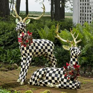 Courtly Check Resting Deer - Highland