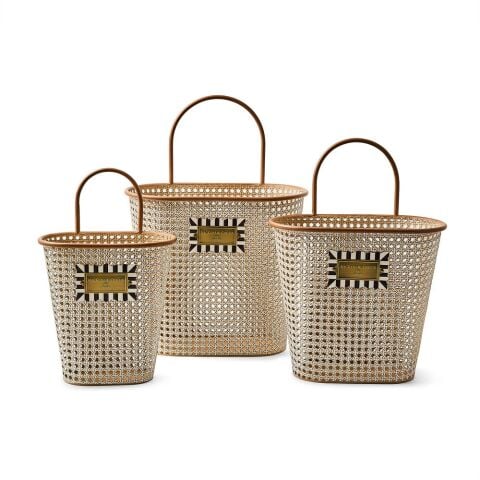Cane Baskets Set of 3