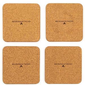 Wildflowers Cork Back Coasters - Set of 4