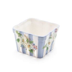 Wildflowers Large Berry Basket - Blue