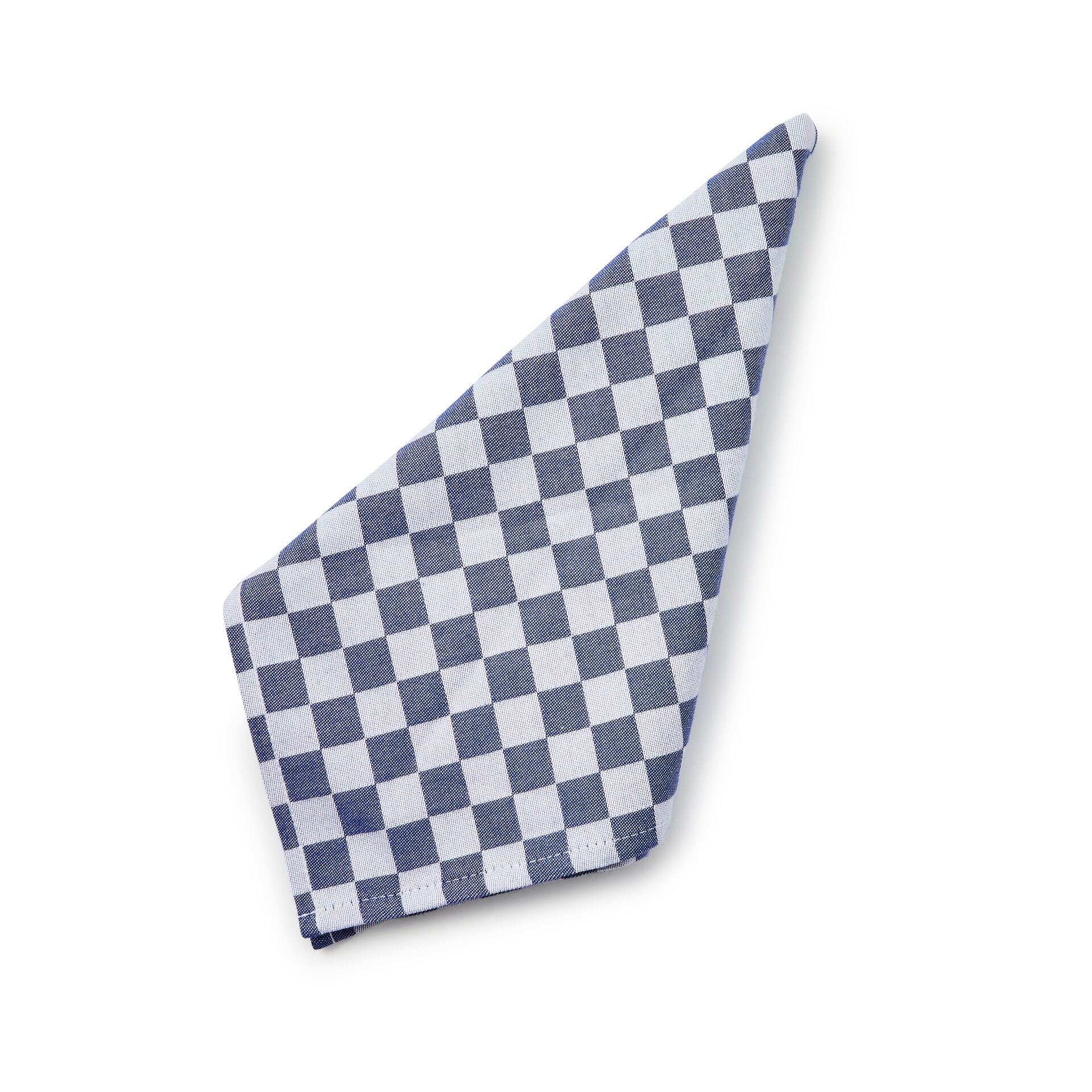 Navy Check Napkin, Set of 4