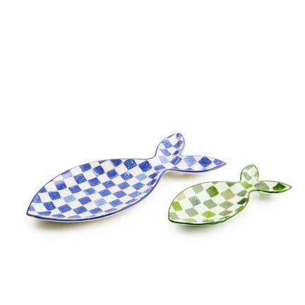Go Fish Serving Platters, Set of 2