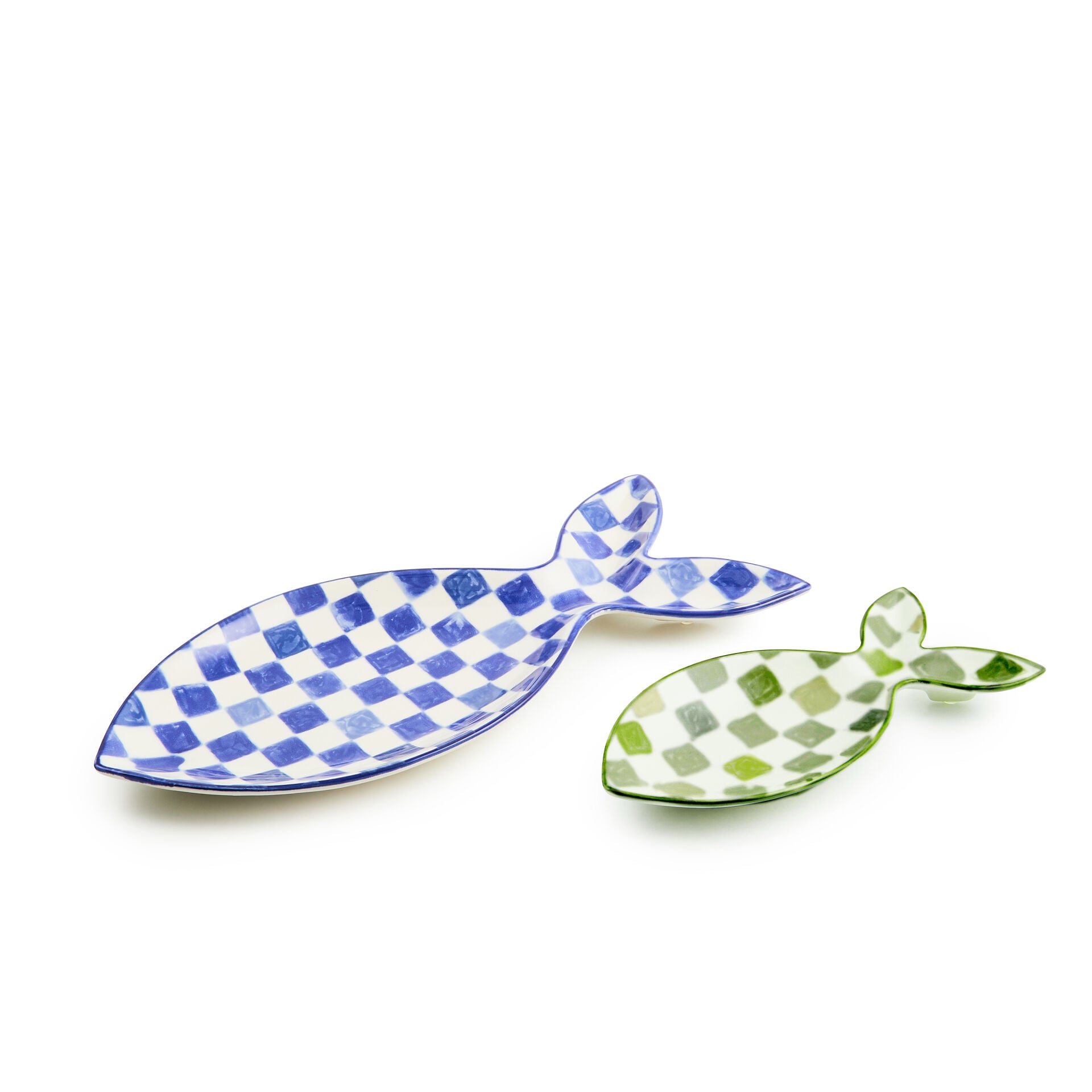 Go Fish Serving Platters Set of 2