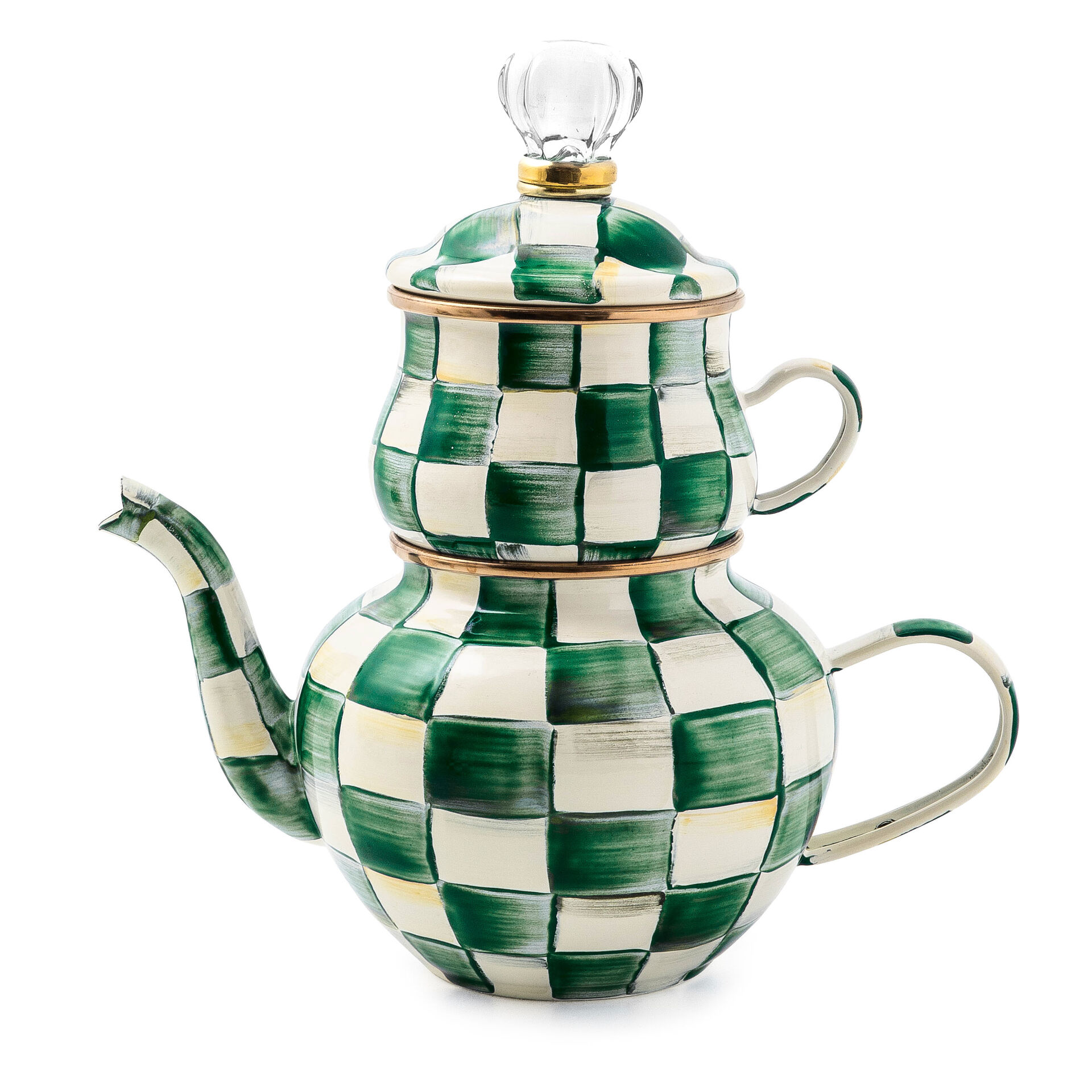 Emerald Check High Tea