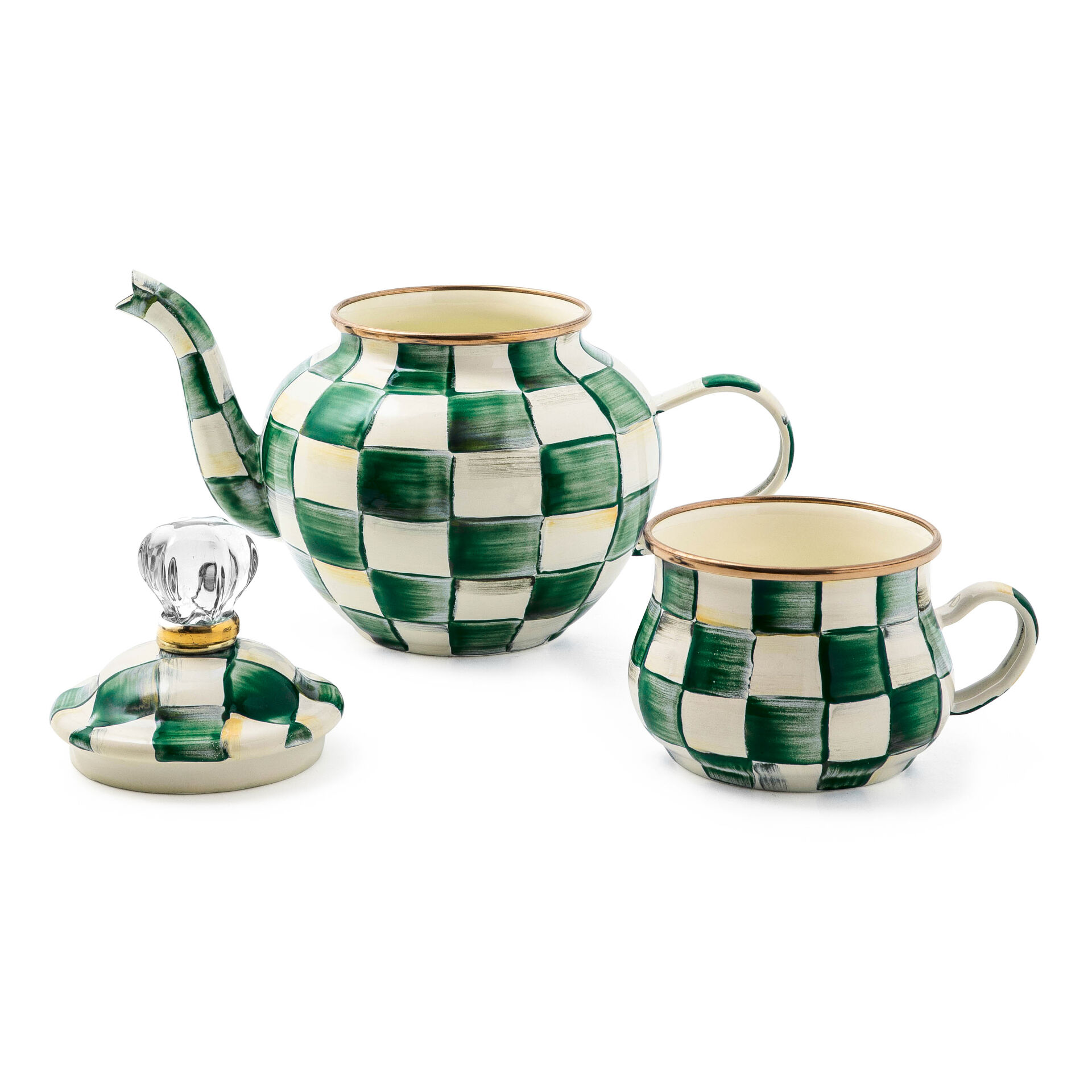 Emerald Check High Tea