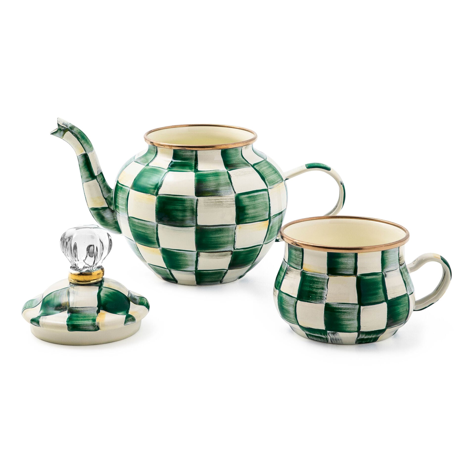 Emerald Check High Tea