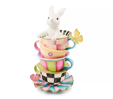 Frolic Spring Stacked Teacup Bunny